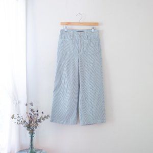 Cropped Wide-Leg Trousers - Point Sur - Size 27